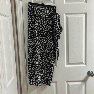 Cinched Waist Tie to Fit - Long Skirt